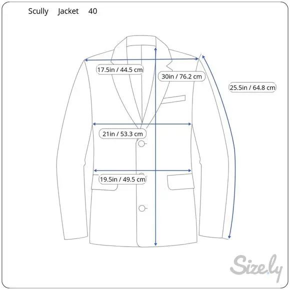 Scully Cherry Leather Ostrich Trim Blazer Jacket Men’s Size 40